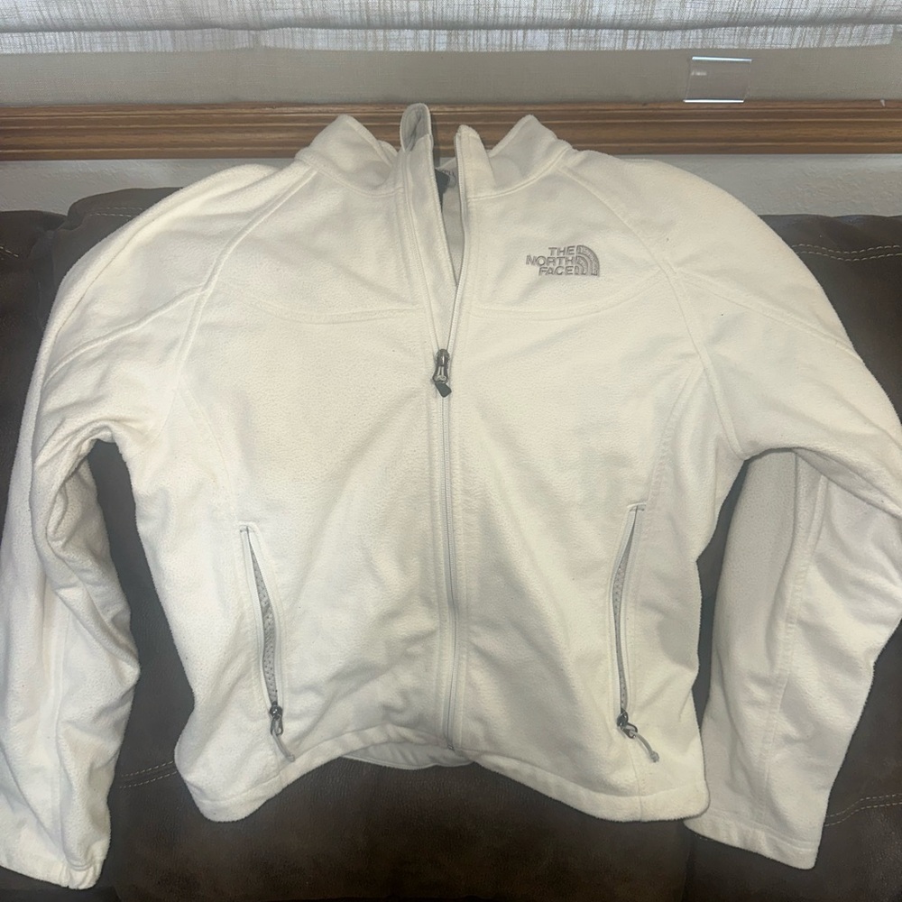 The North Face Cream Full-Zip Jacket